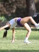 Addison Rae Booty, Working Out in Beverly Hills