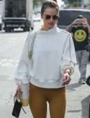 Alessandra Ambrosio in Leggings in Brentwood