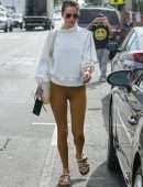 Alessandra Ambrosio in Leggings in Brentwood