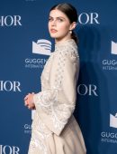 Alexandra Daddario at 2022 Guggenheim International Gala in New York