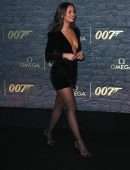 Alisha Boe Cleavage at Omega's 60 Years of James Bond Celebration in London
