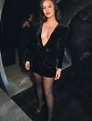 Alisha Boe Cleavage at Omega's 60 Years of James Bond Celebration in London