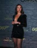 Alisha Boe Cleavage at Omega's 60 Years of James Bond Celebration in London