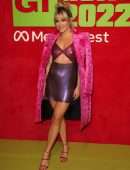 Ashley Roberts Cleavage Attends the Gay Times Honours Awards