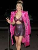 Ashley Roberts Cleavage Attends the Gay Times Honours Awards
