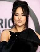 Becky G Upskirt at 2022 American Music Awards in Los Angeles