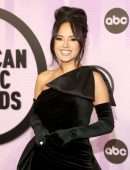 Becky G Upskirt at 2022 American Music Awards in Los Angeles