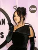 Becky G Upskirt at 2022 American Music Awards in Los Angeles