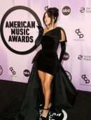 Becky G Upskirt at 2022 American Music Awards in Los Angeles