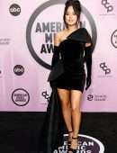 Becky G Upskirt at 2022 American Music Awards in Los Angeles
