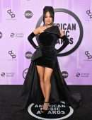 Becky G Upskirt at 2022 American Music Awards in Los Angeles