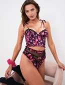 Bregje Heinen in Lingerie for Victoria’s Secret x Love and Lemons Campaign