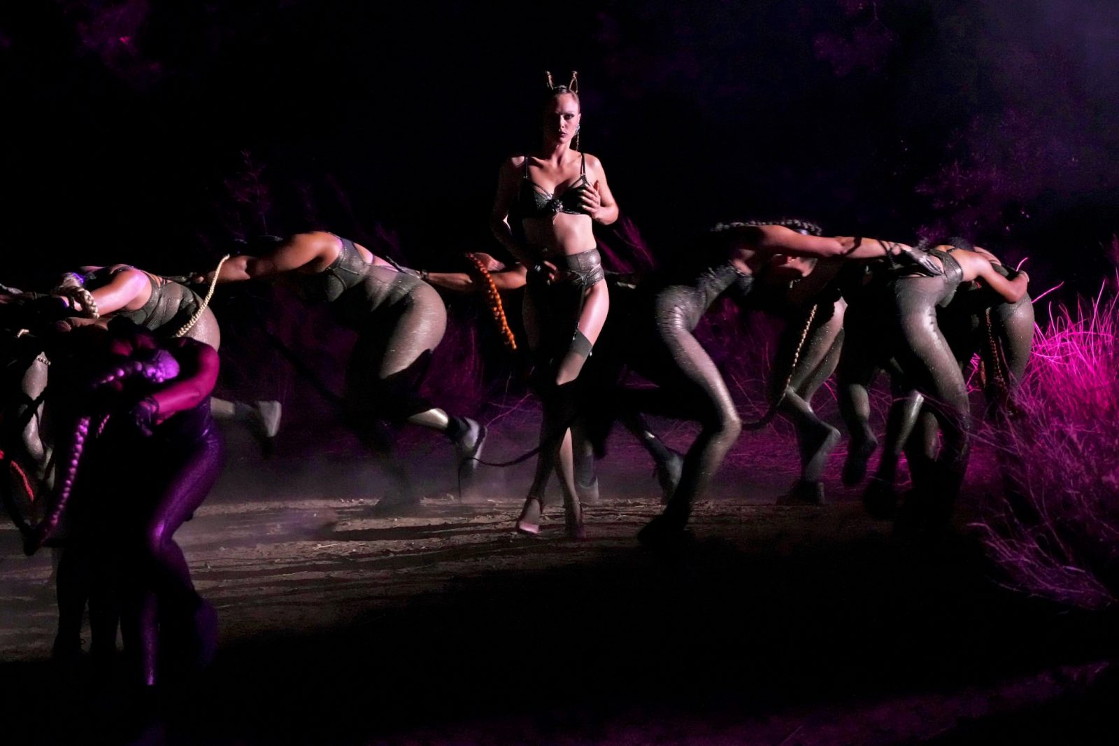 Cara Delevingne Booty in Lingerie at Rihanna Savage X Fenty Show Vol 4 in Simi Valley