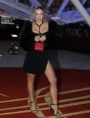 Carla Ginola Leggy and Cleavage at Marrakech Film Festival Closing Red Carpet