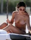 Chantel Jeffries Booty in Tiny Bikini at a Beach in Miami