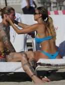 Diletta Leotta Booty in a Bikini at the Beach in Miami