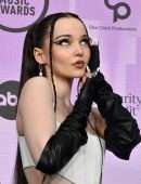 Dove Cameron Cleavage, Performing Live at 2022 American Music Awards in Los Angeles