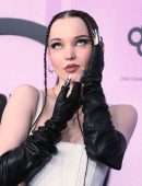 Dove Cameron Cleavage, Performing Live at 2022 American Music Awards in Los Angeles