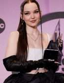 Dove Cameron Cleavage, Performing Live at 2022 American Music Awards in Los Angeles