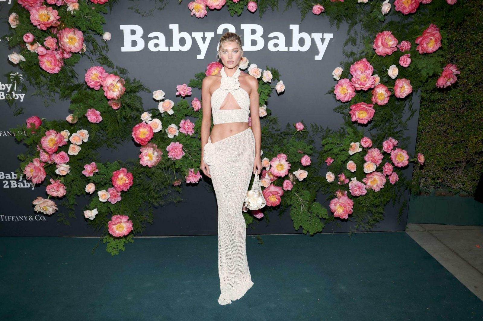 Elsa Hosk Cleavage at 2022 Baby2Baby Gala in West Hollywood