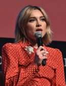 Florence Pugh Leggy, Speaking during Contenders Film: Los Angeles in LA