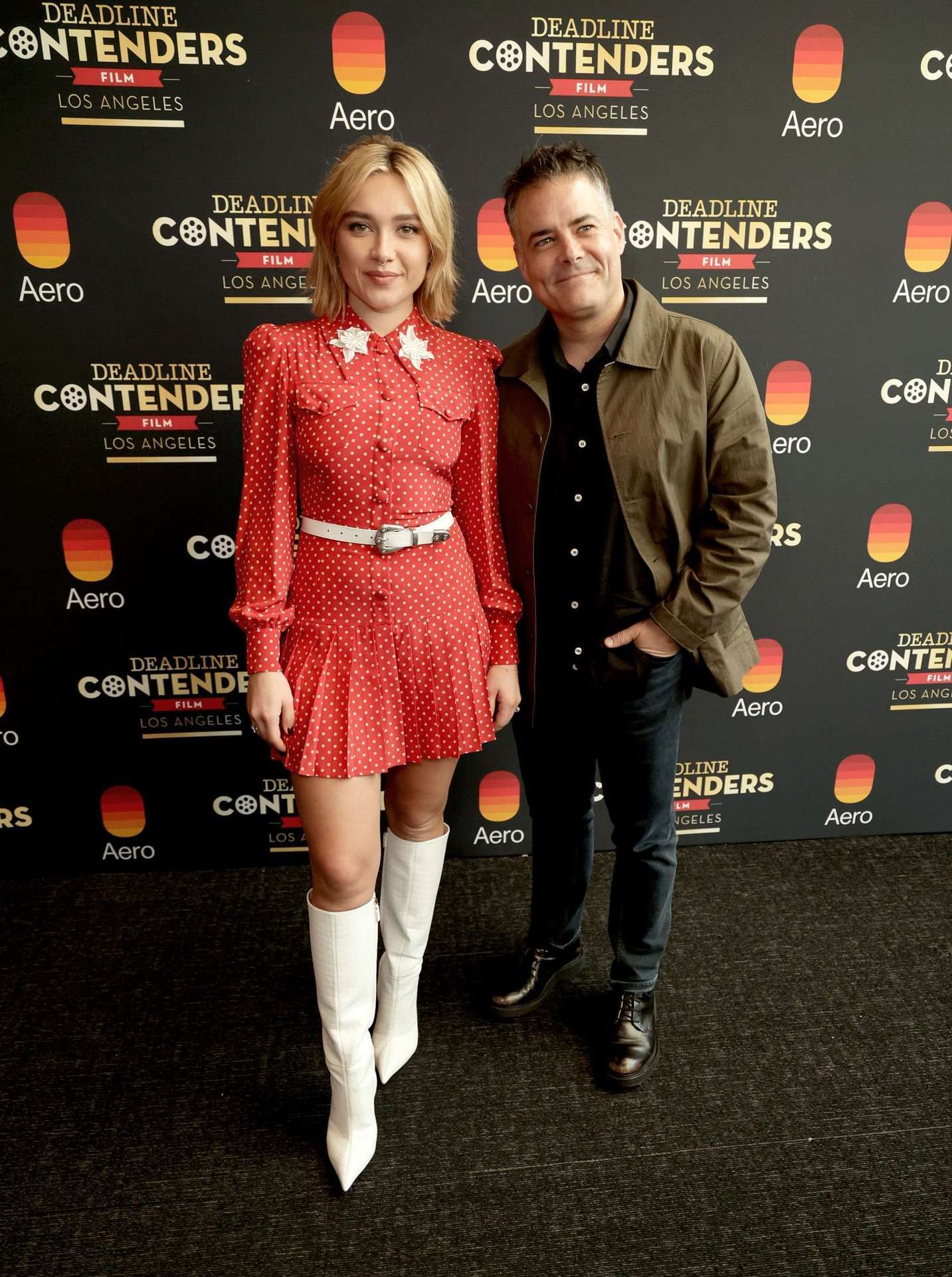 Florence Pugh Leggy, Speaking during Contenders Film: Los Angeles in LA