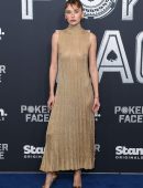 Gabriella Brooks in See-Through Dress at the Premiere of Poker Face in Sydney