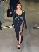 Jenna Ortega Upskirt at Jimmy Kimmel Live! in Hollywood