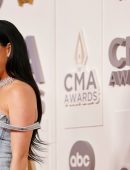 Katy Perry Cleavage at the 56th Annual CMA Awards in Nashville
