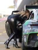 Lizzie Cundy Booty at Silverstone Race Day