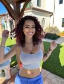 Malu Trevejo Photoshoot in Sweatpants