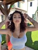Malu Trevejo Photoshoot in Sweatpants