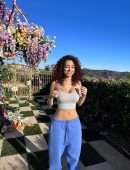 Malu Trevejo Photoshoot in Sweatpants