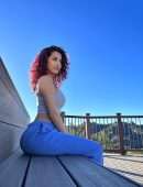 Malu Trevejo Photoshoot in Sweatpants