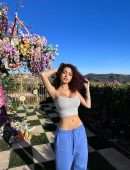 Malu Trevejo Photoshoot in Sweatpants