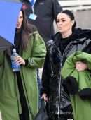 Michelle Keegan Arriving for Brassic Filming in Blackpool