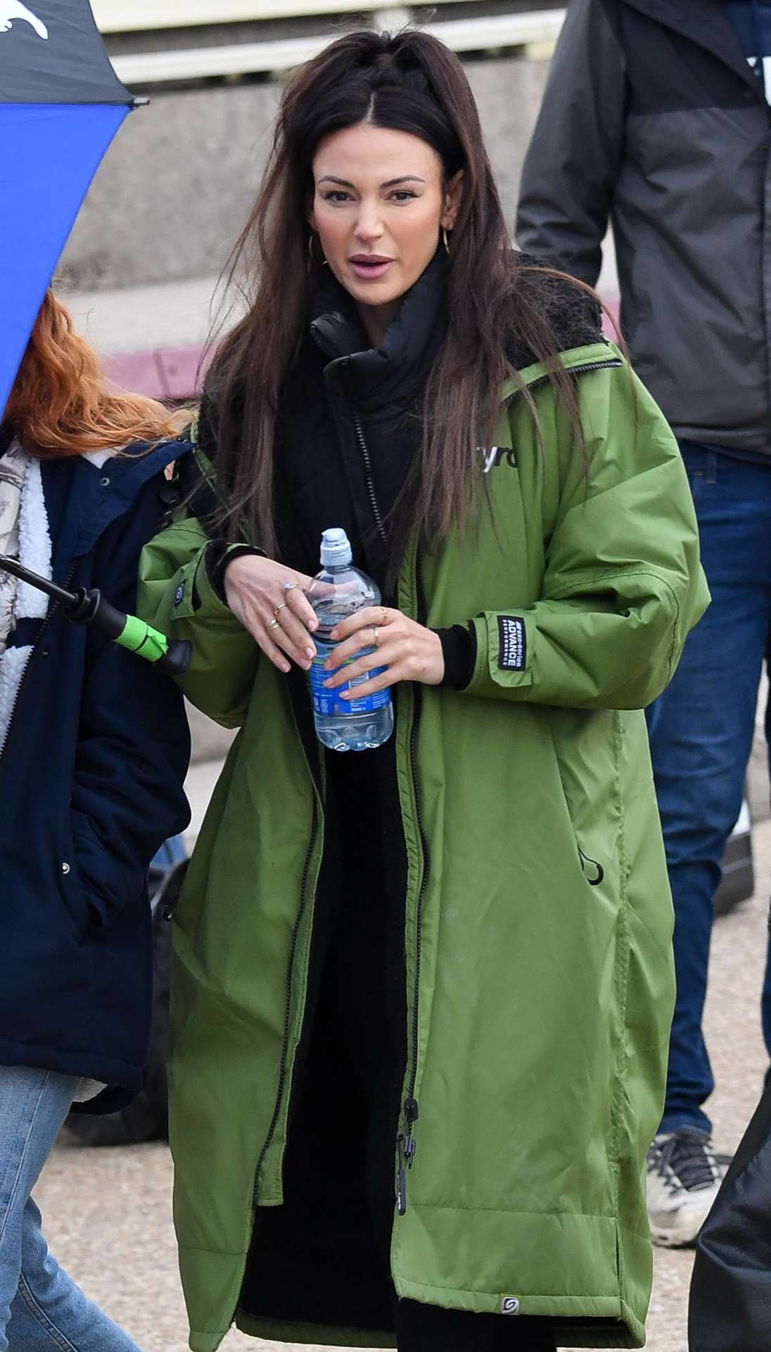 Michelle Keegan Arriving for Brassic Filming in Blackpool