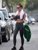 Olivia Wilde in Workout Outfit in Studio City
