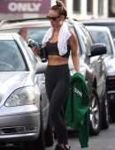 Olivia Wilde in Workout Outfit in Studio City
