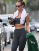 Olivia Wilde in Workout Outfit in Studio City