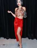 Rita Ora at Jonathan Ross Halloween Party in London