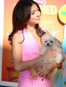 Sarah Hyland Attending the Premiere of Play-Doh Squished in Century City