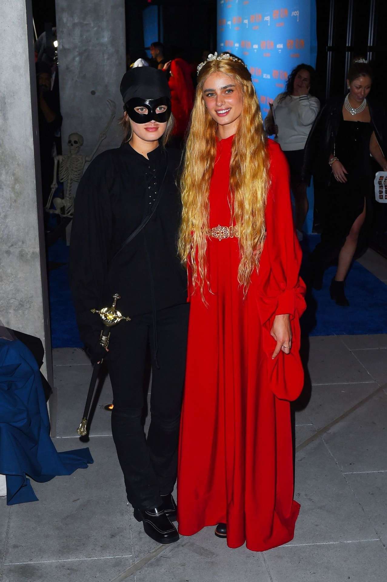 Taylor Hill at Heidi Klum's Halloween Party in New York