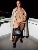 Tessa Thompson Leggy at the Opening of the Loewe Flagship Store in Los Angeles