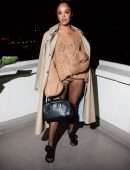 Tessa Thompson Leggy at the Opening of the Loewe Flagship Store in Los Angeles