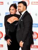 Vicky Pattison with Boyfriend Ercan Ramadan at The Sun's Who Cares Wins Awards 2022 in London
