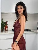 Yael Cohen Aris Photoshoot in Skimpy Red Negligee
