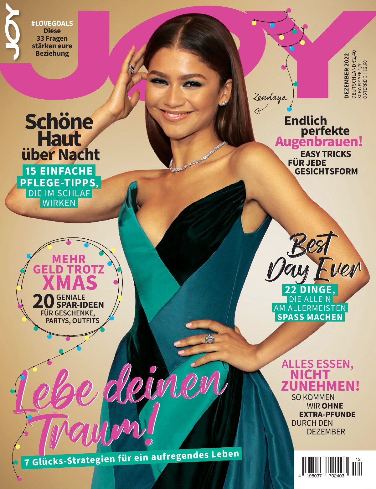 Zendaya Coleman in Joy Magazine - December 2022