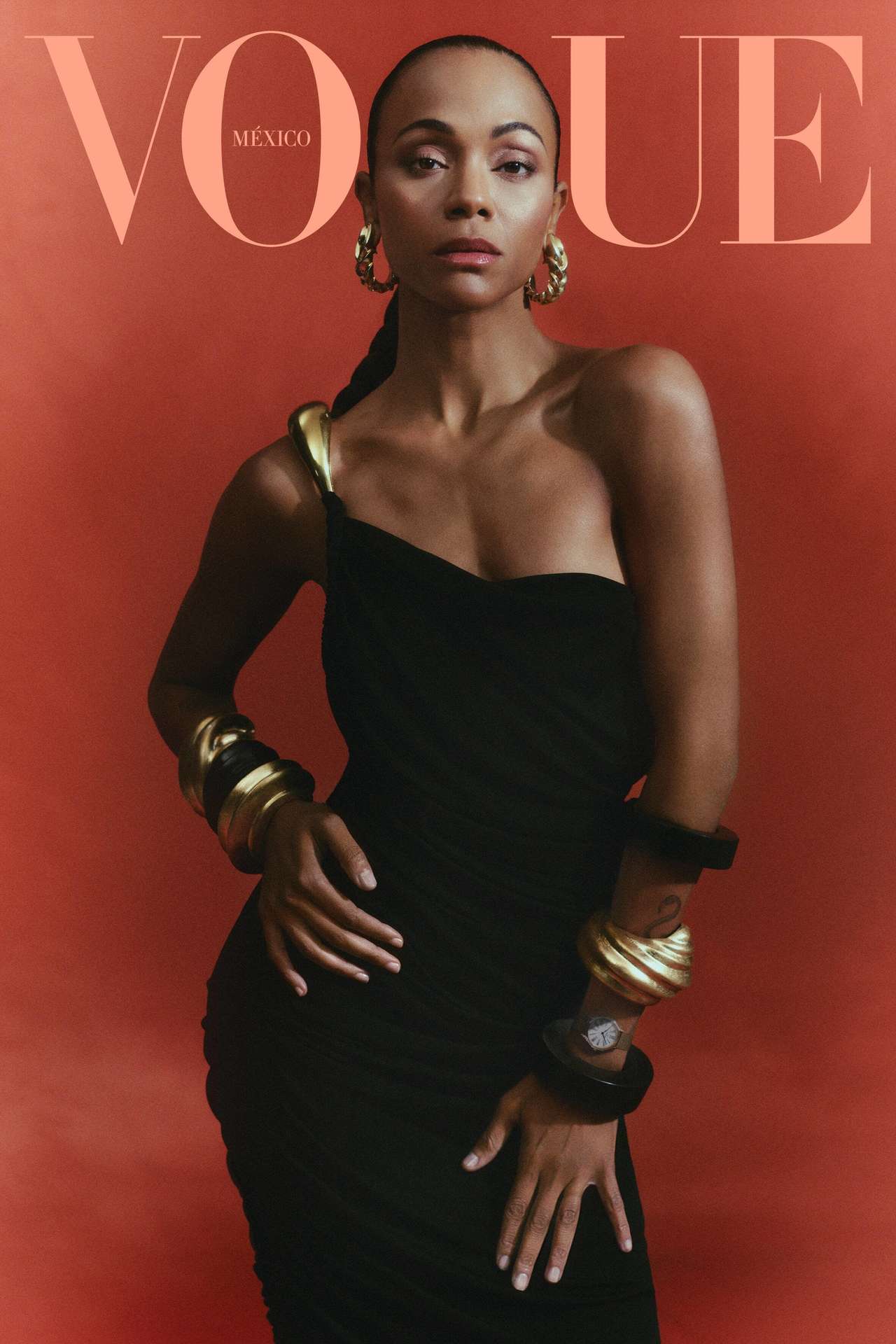 Zoe Saldana in Vogue Mexico December/January 2022