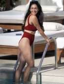 Casey Batchelor Booty in Bikini on Holiday in Ibiza